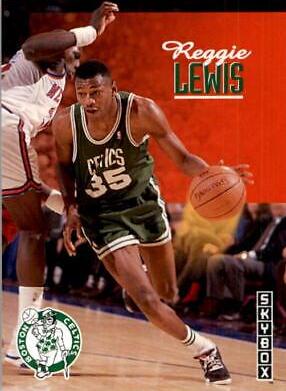 Reggie Lewis #15 Basketball Cards 1992 Skybox