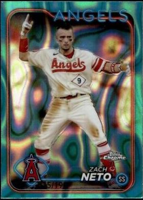 Zach Neto [Aqua Lava Refractor] #123