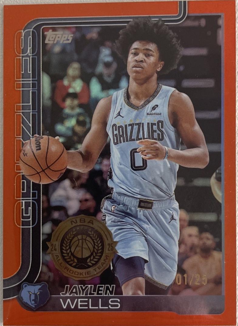Jaylen Wells [Orange Rainbow] #183 Prices | 2025 Topps