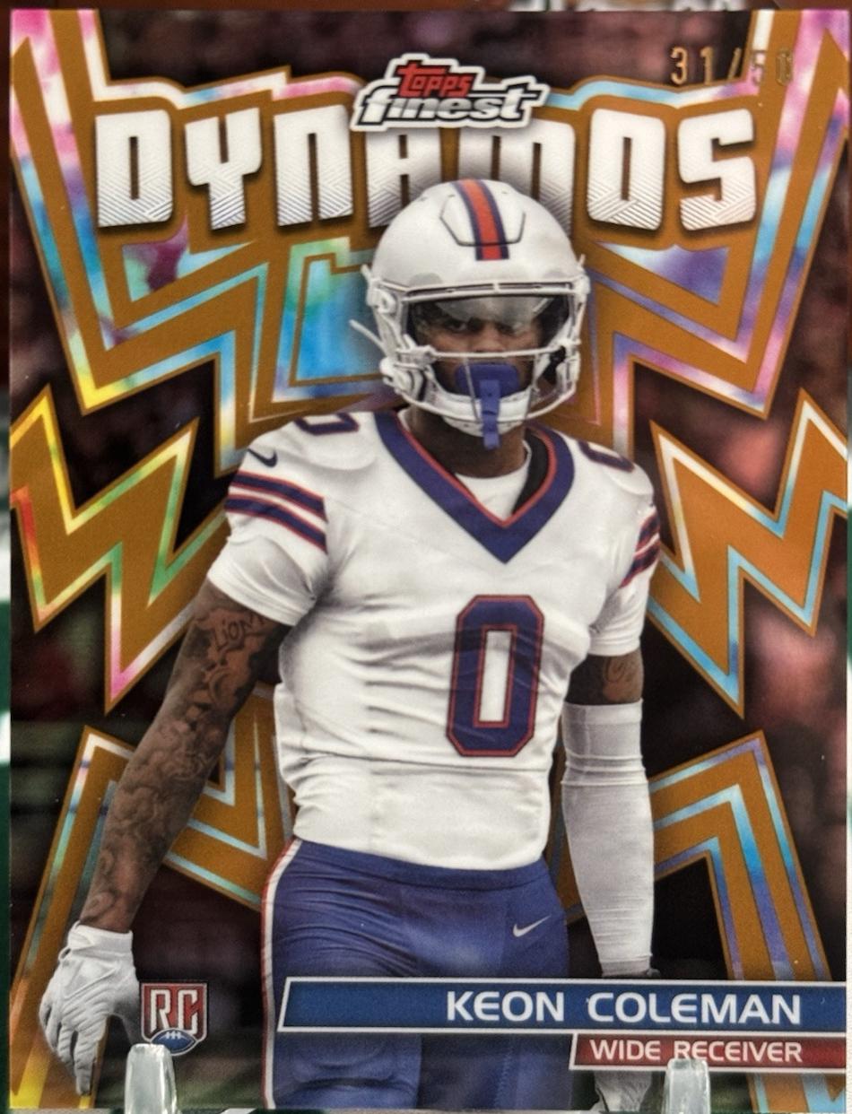 Keon Coleman [Gold Refractor] #DYN-16