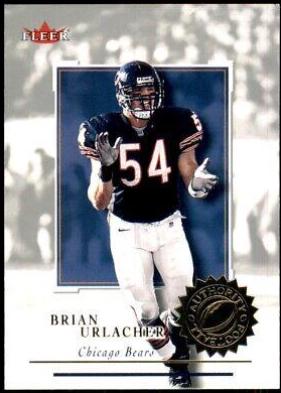 Brian Urlacher #1 Football Cards 2001 Fleer Authority