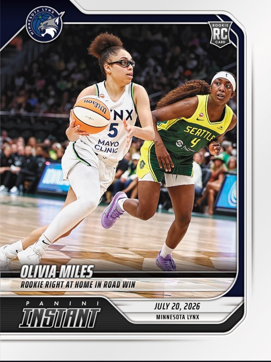 Olivia Miles #255 2026 Panini Instant WNBA