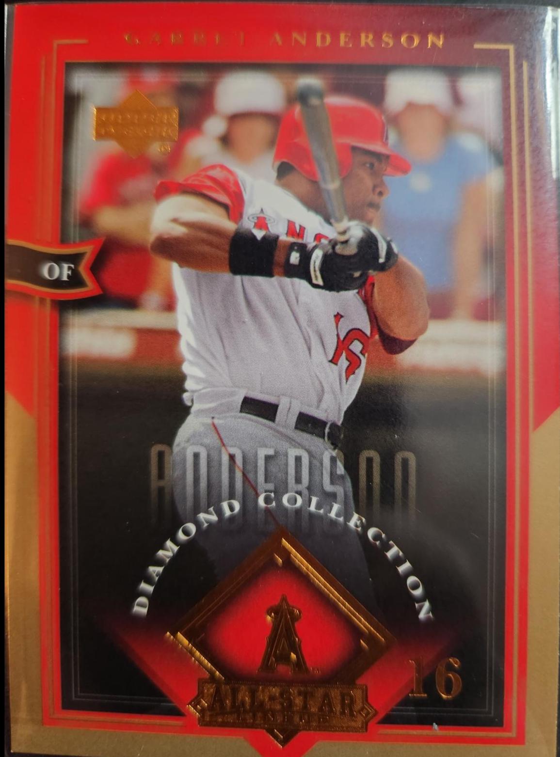 Garret Anderson #1 Baseball Cards 2004 Upper Deck Diamond Collection All Star Lineup