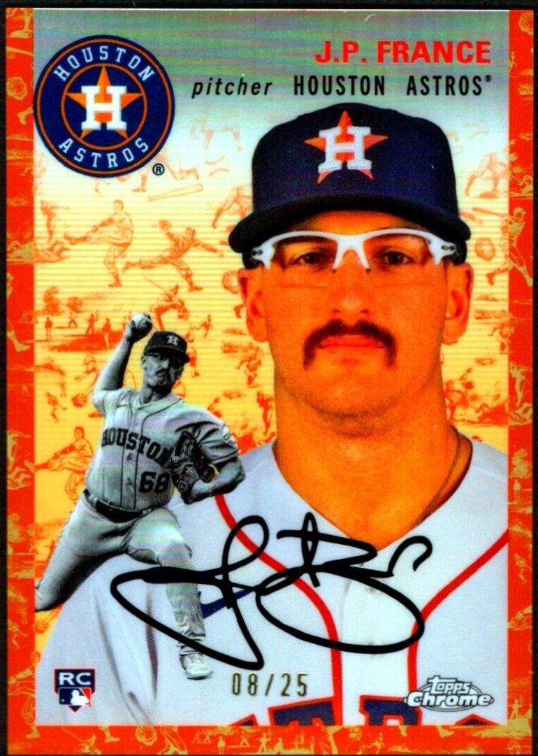 J.P. France [White Orange Refractor] #142