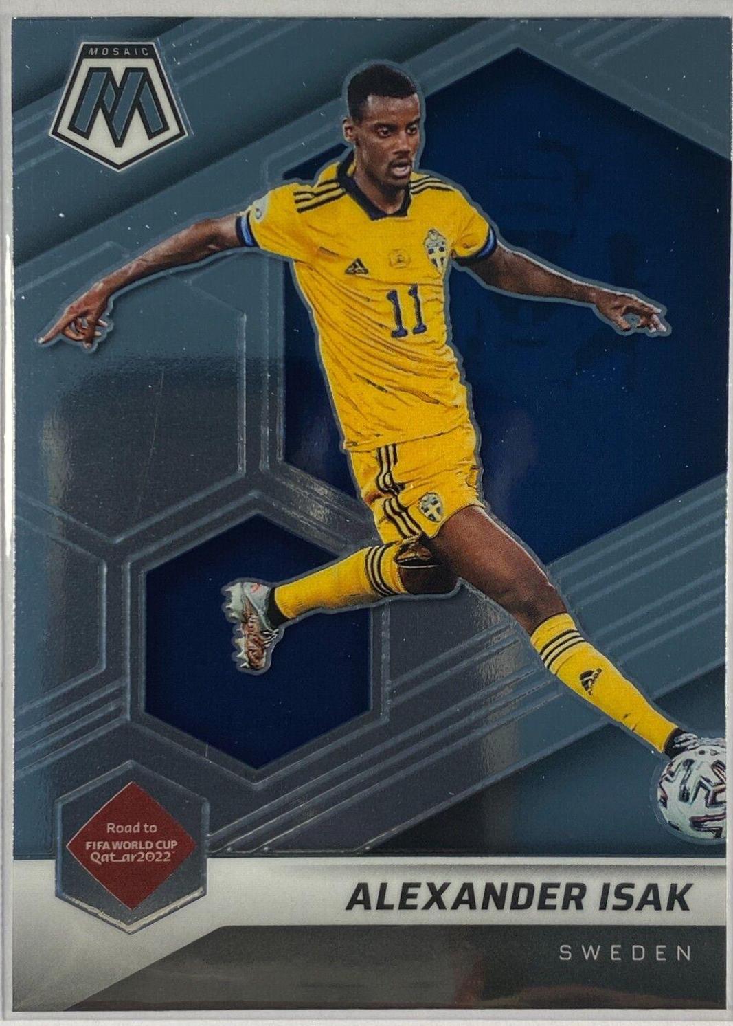 Alexander Isak #87 2021 Panini Mosaic Road To FIFA World Cup