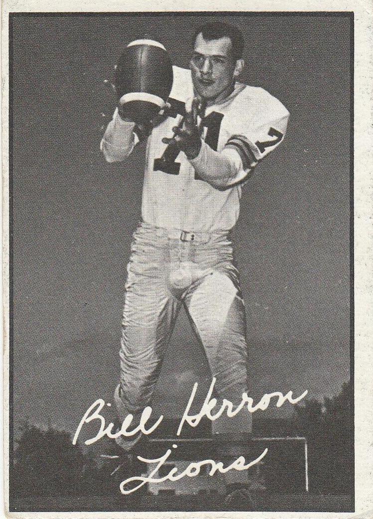 Bill Herron #6 Football Cards 1961 Topps CFL