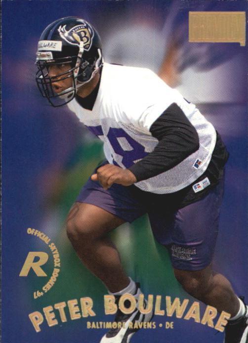 Peter Boulware #214 Football Cards 1997 Skybox Premium