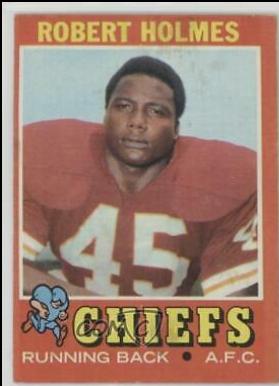 Robert Holmes #254 Football Cards 1971 Topps