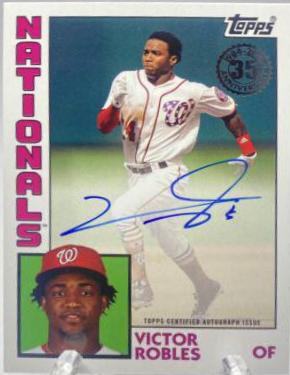 Victor Robles #VR 2019 Topps 1984 Baseball Autographs