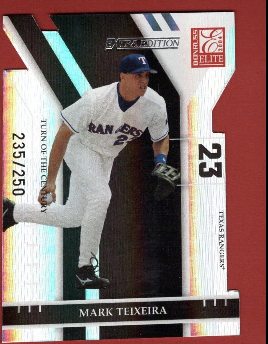 Mark Teixeira #64 Baseball Cards 2004 Donruss Elite Extra Edition