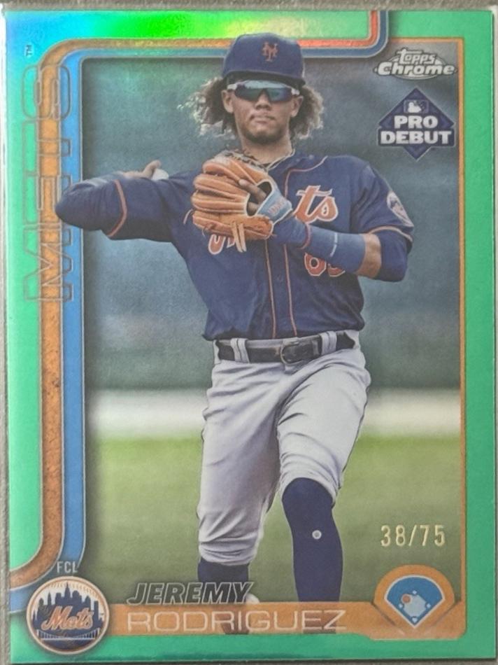 Jeremy Rodriguez [Green Refractor Autograph] #PDC-85
