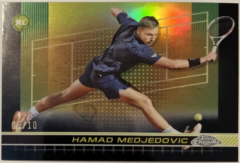 Hamad Medjedovic [Black Refractor] #106 Prices | 2024 Topps Chrome ...