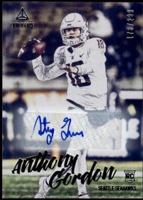 Anthony Gordon #144 2020 Panini Luminance Football