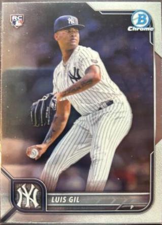 Luis Gil #78 Baseball Cards 2022 Bowman Chrome