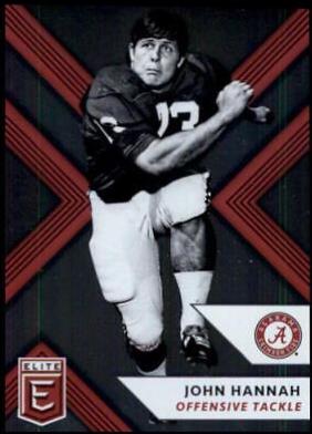 John Hannah #54 Football Cards 2018 Panini Elite Draft Picks