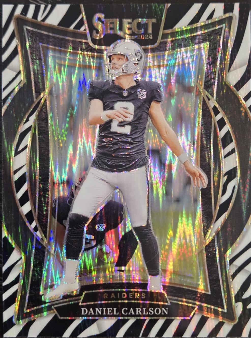 2024 Daniel Carlson [Zebra Prizm] #43