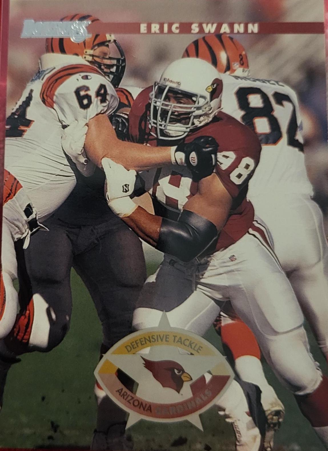 Eric Swann #21 Football Cards 1996 Panini Donruss