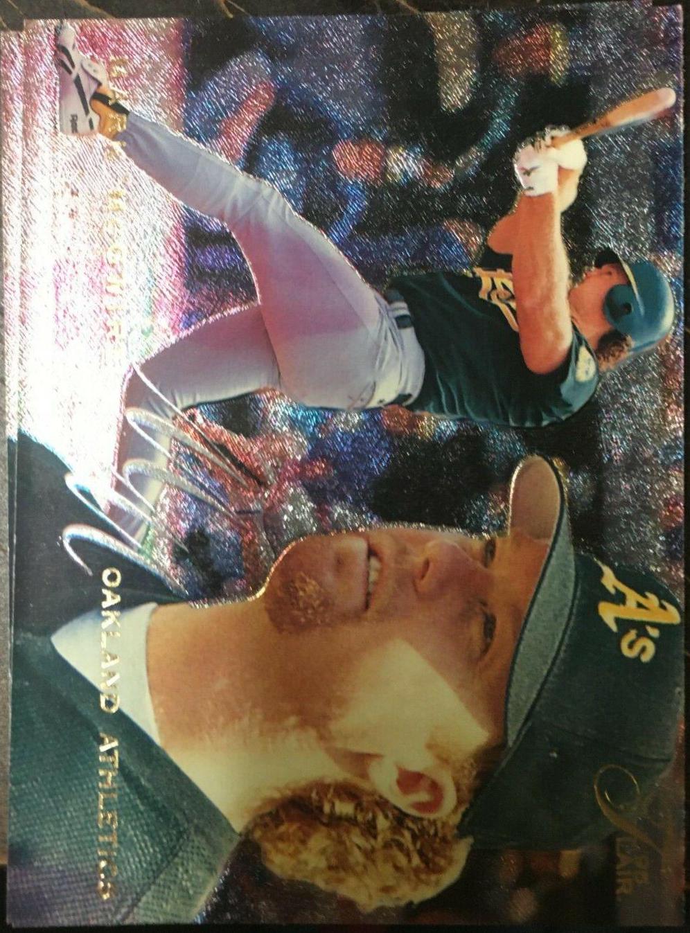 Mark McGwire #76 Baseball Cards 1995 Flair