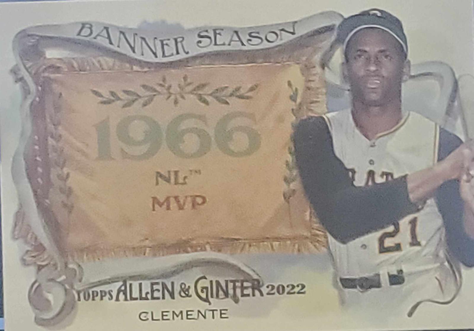 Clemente #BS-14 Baseball Cards 2022 Topps Allen & Ginter Banner Seasons