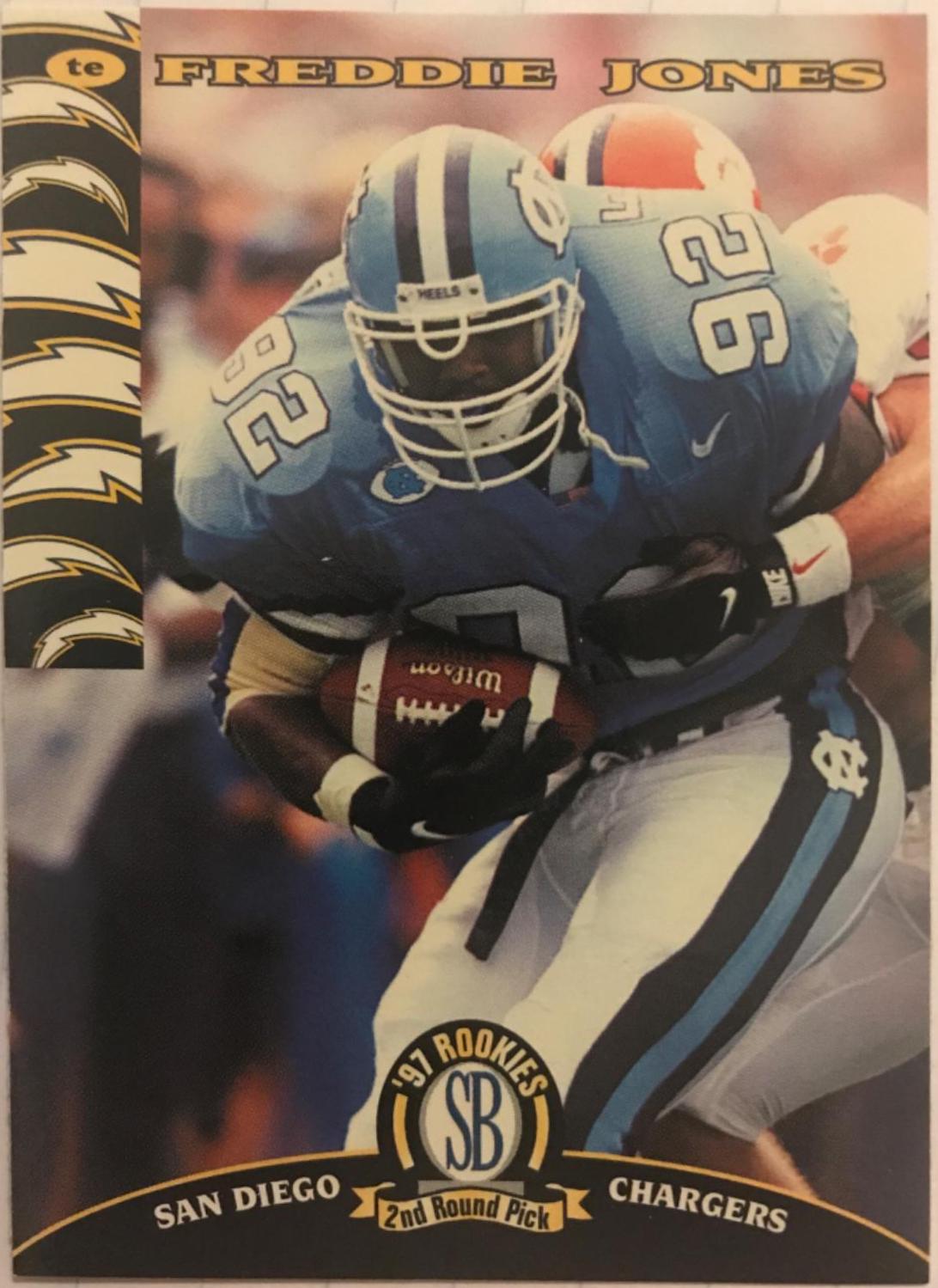 Freddie Jones #31 Football Cards 1997 Panini Score Board NFL Rookies