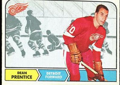 Dean Prentice #32 Hockey Cards 1968 O-Pee-Chee