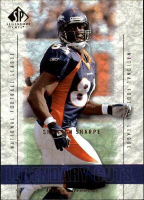 Shannon Sharpe #35 Football Cards 2002 SP Legendary Cuts