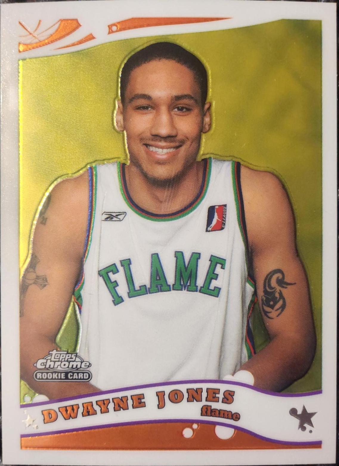 Dwayne Jones #222 Basketball Cards 2005 Topps Chrome