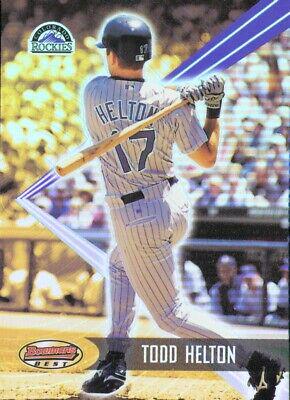Todd Helton #5 Baseball Cards 2001 Bowman's Best
