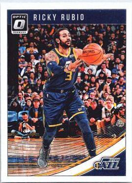 Ricky Rubio #53 2018 Panini Donruss Optic Basketball