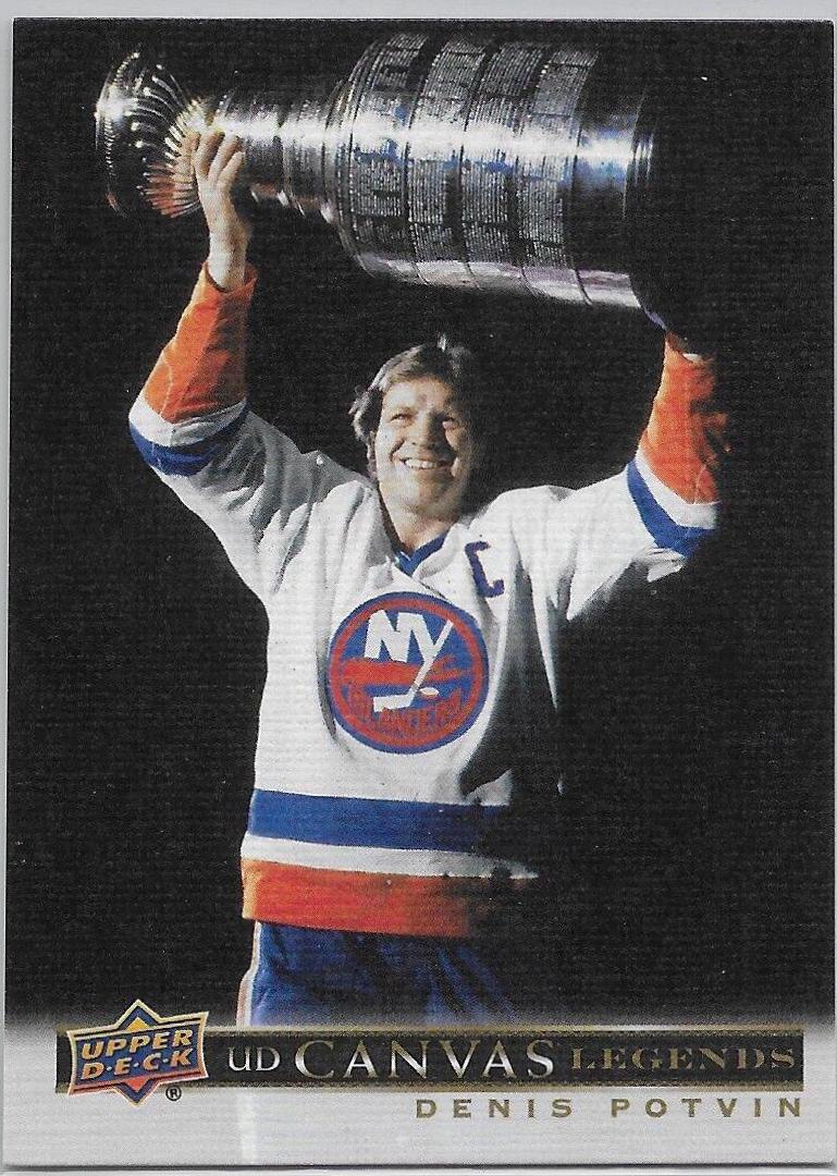 Denis Potvin #C-13 Hockey Cards 2020 SP Signature Edition Legends UD Canvas