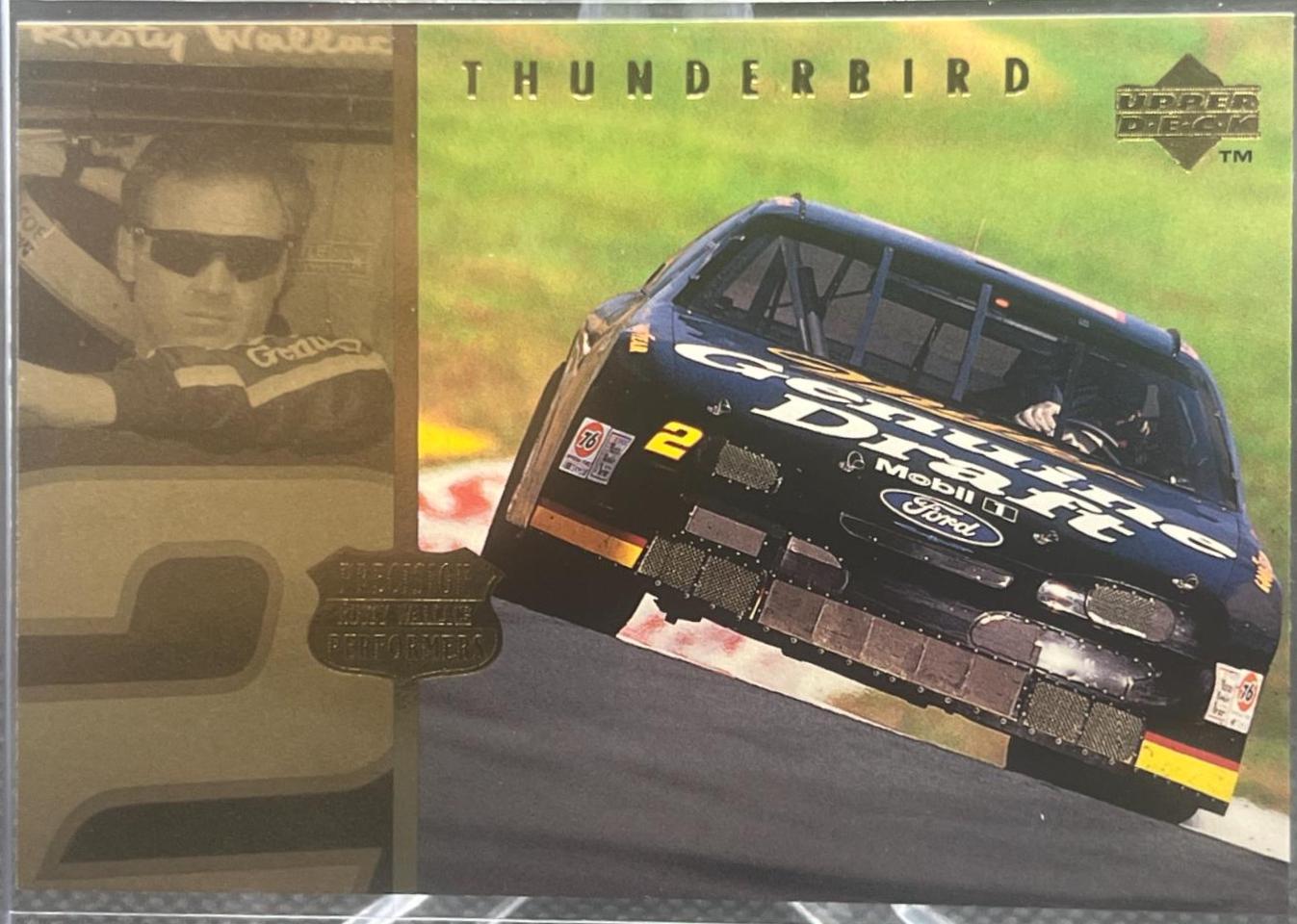 Rusty Wallace - Thunderbird #82 Racing Cards 1996 Upper Deck NASCAR