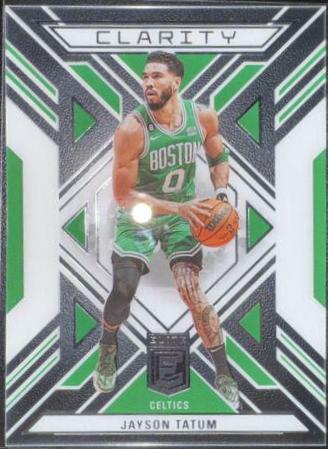 Jayson Tatum #2 Basketball Cards 2023 Donruss Elite Clarity