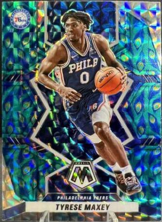 Tyrese Maxey [Choice Peacock] #49 Prices | 2021 Panini Mosaic