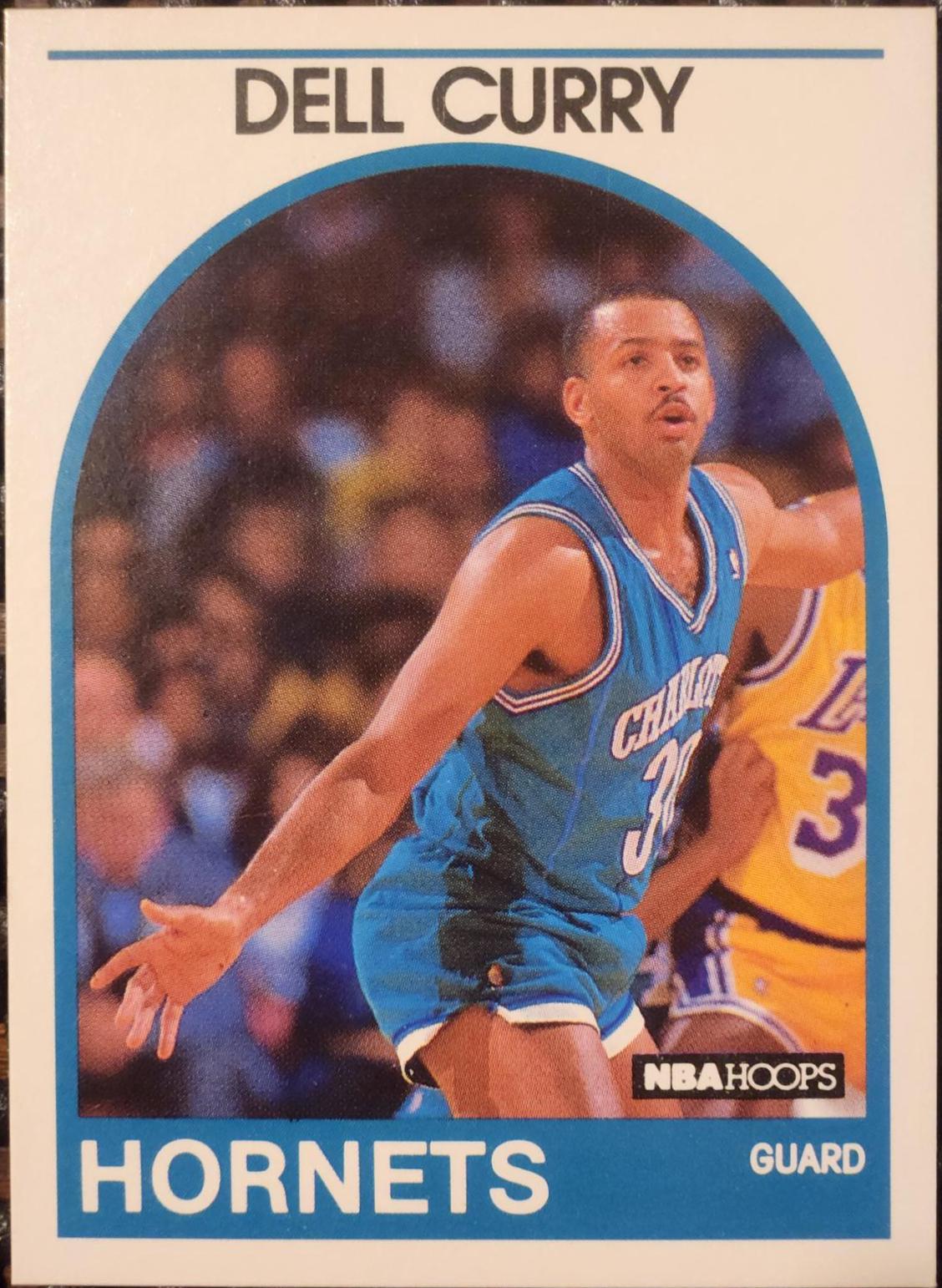Dell Curry #299 Basketball Cards 1989 Hoops