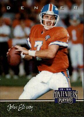 John Elway #44 Football Cards 1994 Playoff Contenders