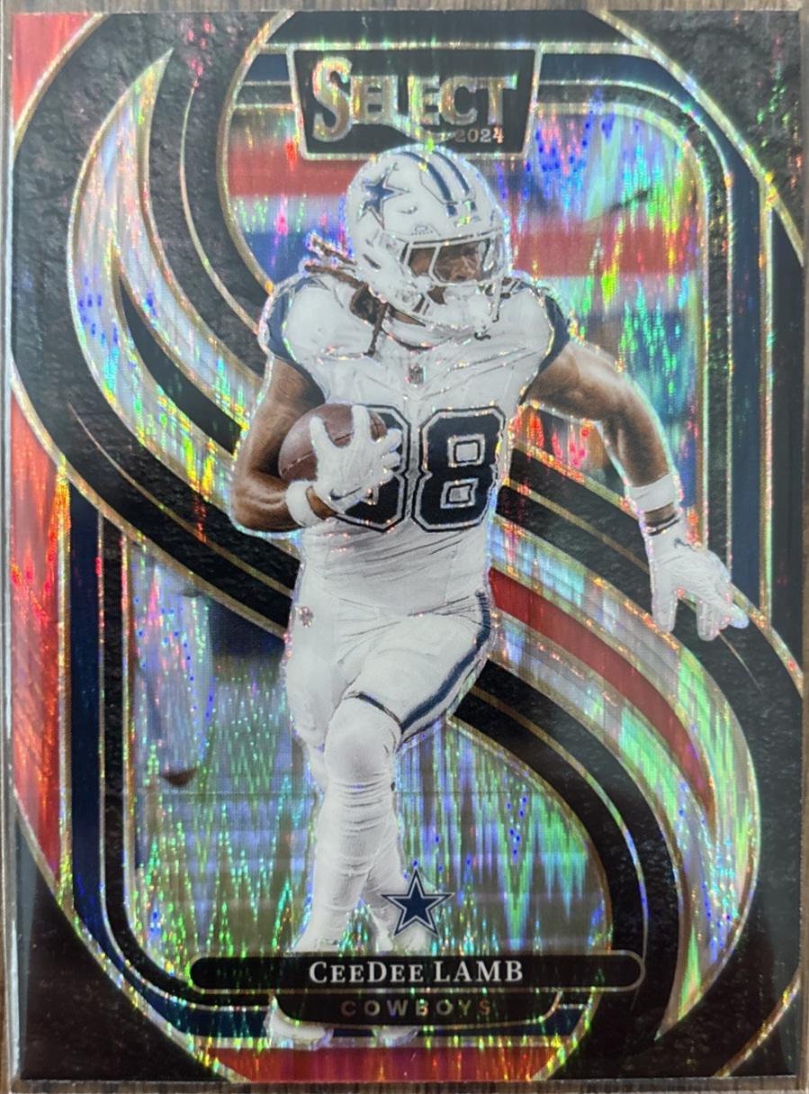 2024 CeeDee Lamb [Black Red Prizm Shock] #135
