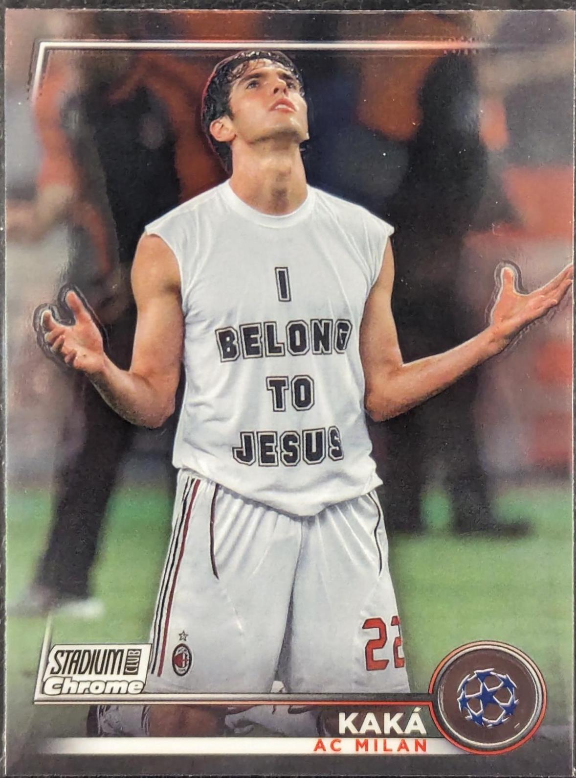 Kaka #31 Soccer Cards 2022 Stadium Club Chrome UEFA Competitions