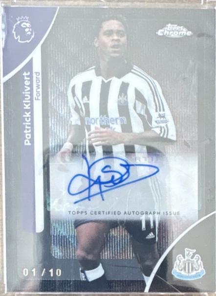 Patrick Kluivert #CA-PK 2025 Topps Chrome Premier League Autograph