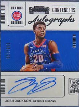 Josh Jackson #CA-JJK Basketball Cards 2021 Panini Contenders Contenders Autographs