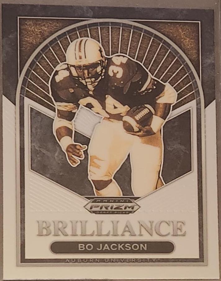 Bo Jackson #BR-10 Football Cards 2023 Panini Prizm Draft Picks Brilliance