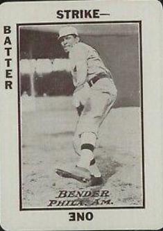 Chief Bender Baseball Cards 1913 Tom Barker Game