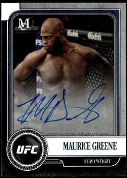 Maurice Greene #MA-MG Ufc Cards 2019 Topps UFC Museum Collection Autographs