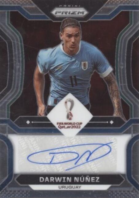 2022 Panini Prizm World Cup Signatures Darwin Nunez #S-DN card