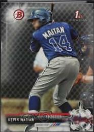 Kevin Maitan #BP100 Baseball Cards 2017 Bowman Prospects