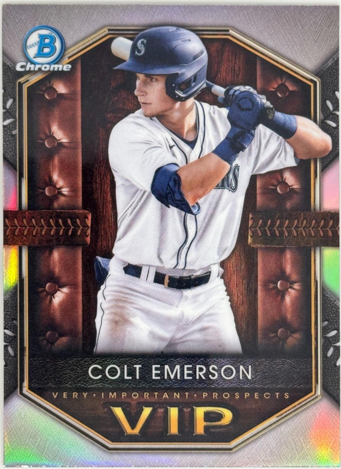 Colt Emerson #VIP-13 Baseball Cards 2025 Bowman Very Important Prospects