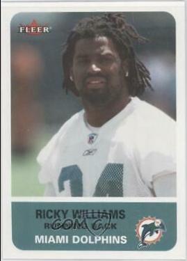 Ricky Williams #16 Football Cards 2002 Fleer