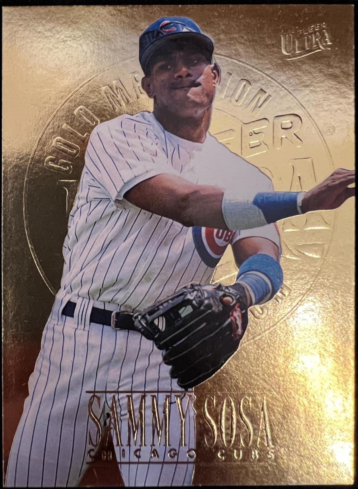 Sammy Sosa #171 1996 Ultra Gold Medallion Baseball