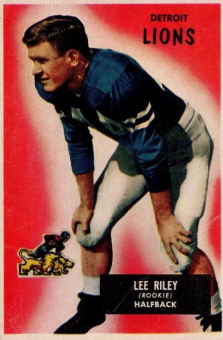 Lee Riley #21 Football Cards 1955 Bowman