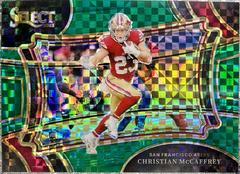 Christian McCaffrey [Green Prizm] #382 Football Cards 2023 Panini Select Prices