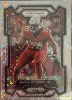 Paris Johnson Jr. #304 Football Cards 2023 Panini Prizm No Huddle